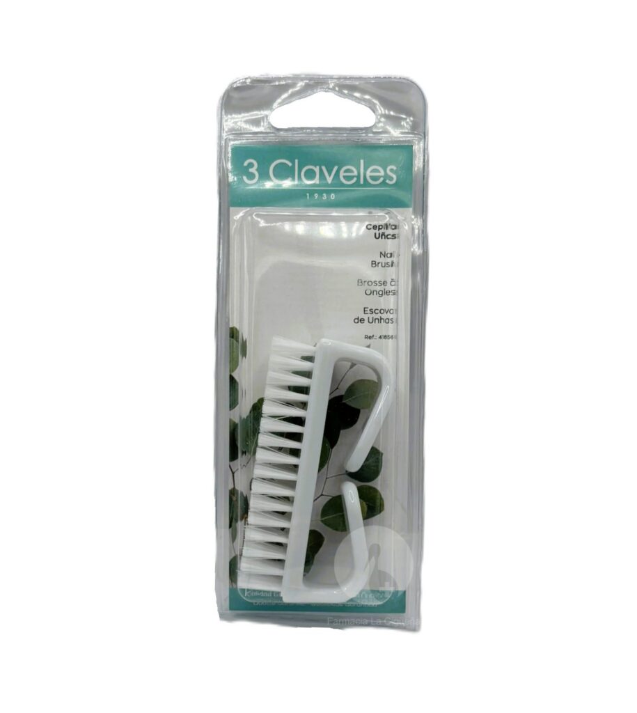 3 CLAVELES CEPILLO UÑAS