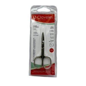 3 CLAVELES TIJERAS UÑAS CURVA 9CM 3.5″