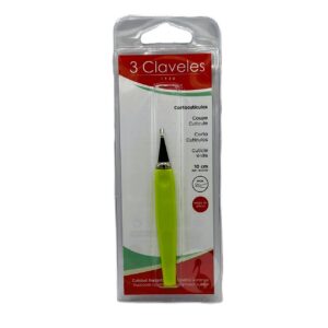 3 CLAVELES CORTACUTICULAS INOX 10CM