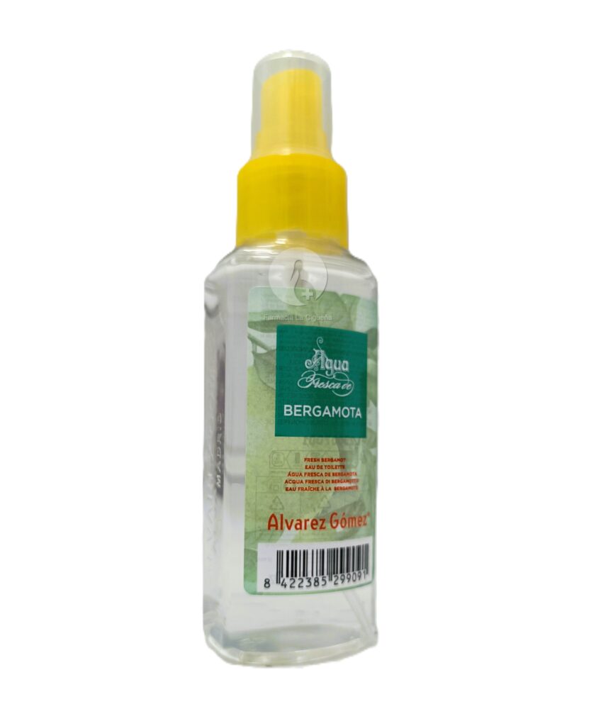 AGUA FRESCA DE FLOR DE BERGAMOTA ALVAREZ GOMEZ 1 ENVASE 90 ML