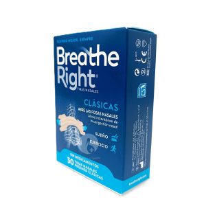 BREATHE RIGHT TIRA ADH NASAL 30 UNIDADES TALLA PEQUEÑA-MEDIANA