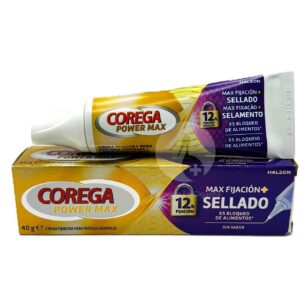 COREGA MAX FIJACION + SELLADO ADHESIVO PROTESIS DENTAL 1 ENVASE 40 G