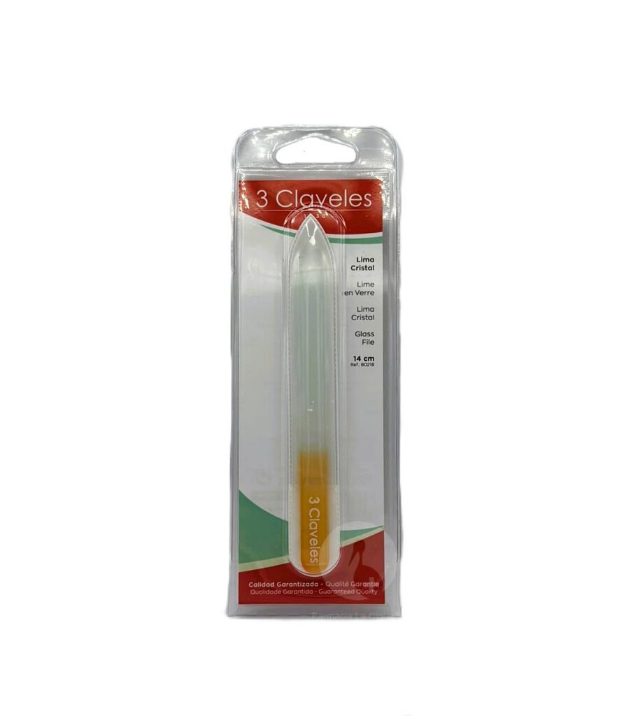3 CLAVELES LIMA CRISTAL COLORES 14CM