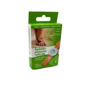 APOSITO PROTECTOR CALLICIDA CON ACIDO SALICILICO VP NATURA 10 UNIDADES 72 MM X 20 MM