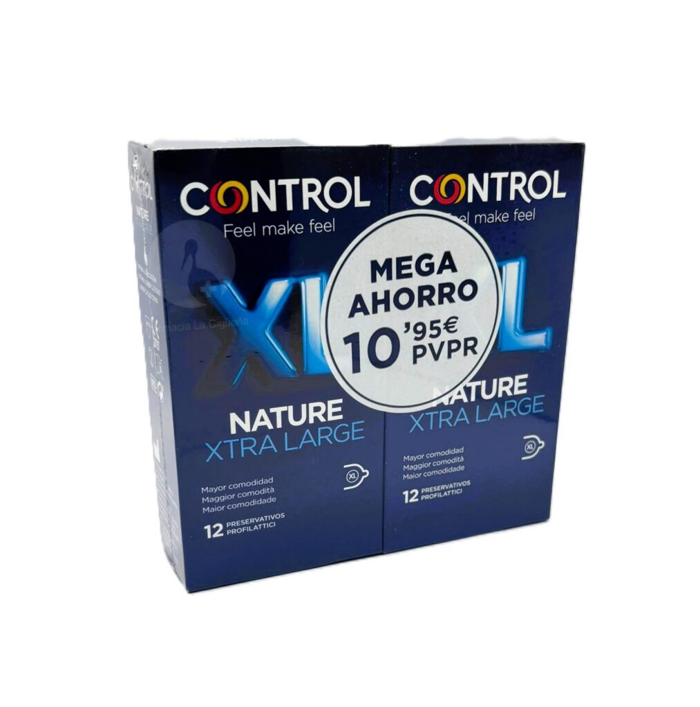 CONTROL NATURE XL PRESERVATIVOS 12 + 12 UNIDADES PACK AHORRO CONTROL NATURE XL PRESERVATIVOS 12 + 12 UNIDADES PACK AHORRO