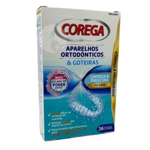 COREGA ORTODONCIAS & FERULAS 36 TABLETAS LIMPIADORAS