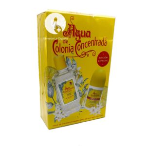 ESTUCHE DUPLO ALVAREZ GOMEZ PERFUMES 1 ENVASE AGUA DE COLONIA CONCENTRADA 80 ML + 1 DEO ROLL ON 75 M