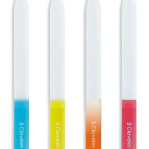 3 CLAVELES LIMA CRISTAL COLORES 14CM