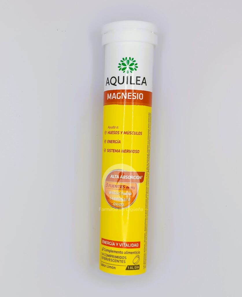 AQUILEA MAGNESIO 375 MG 14 COMPRIMIDOS EFERVESCENTES SABOR LIMON AQUILEA MAGNESIO 375 MG 14 COMPRIMIDOS EFERVESCENTES SABOR LIMON