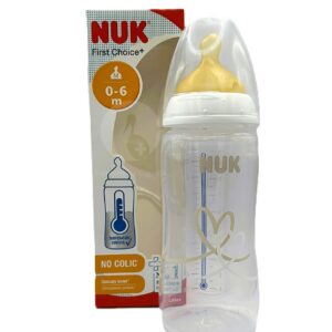 BIBERON PP LATEX NUK FIRST CHOICE T-1 M 1 UNIDAD 300 CC LECHE BIBERON PP LATEX NUK FIRST CHOICE T-1 M 1 UNIDAD 300 CC LECHE