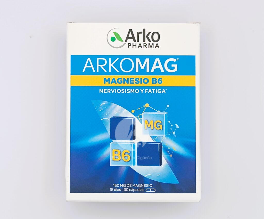 ARKOMAG MAGNESIO B6 30 CAPSULAS ARKOMAG MAGNESIO B6 30 CAPSULAS