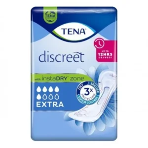 ABSORBENTE INCONTINENCIA ORINA LIGERA TENA DISCREET EXTRA 20 UNIDADES
