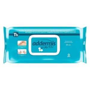 ADDERMIS BIACTIV TOALLAS HUMEDAS 60 UNIDADES 30 CM X 30 CM
