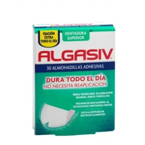 ALGASIV ALMOHADILLAS ADHESIVAS PROTESIS 30 UNIDADES SUPERIORES