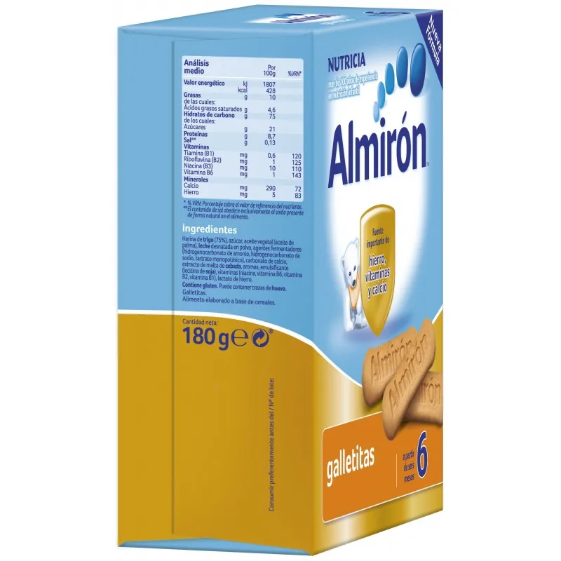ALMIRON GALLETITAS CEREAL 1 ENVASE 180 G