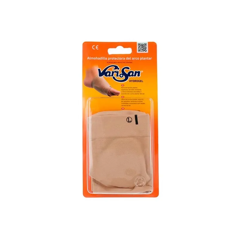 ALMOHADILLA PROTECTORA ARCO PLANTAR HYDROGEL VARISAN 1 UNIDAD