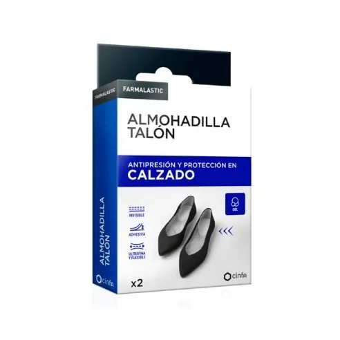 ALMOHADILLA TALON FARMALASTIC 2 UNIDADES TALLA UNICA