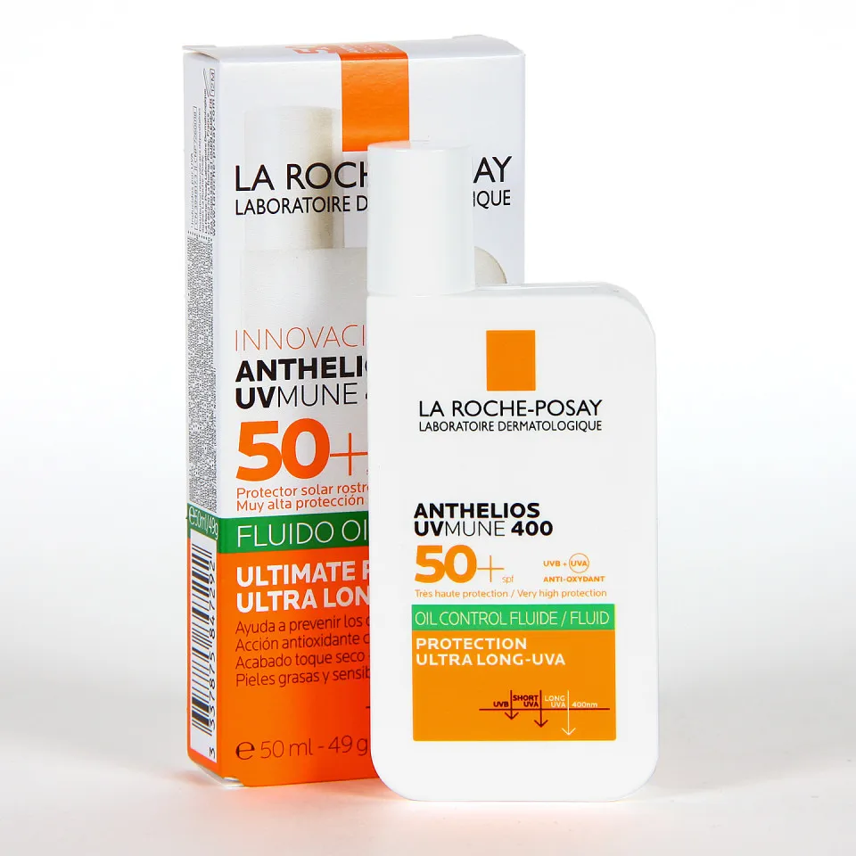 ANTHELIOS OIL CONTROL FLUID UVMUNE 400 SPF 50+ 1 ENVASE 50 ML