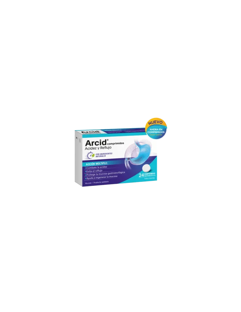 ARCID 24 COMPRIMIDOS MASTICABLES SABOR NARANJA
