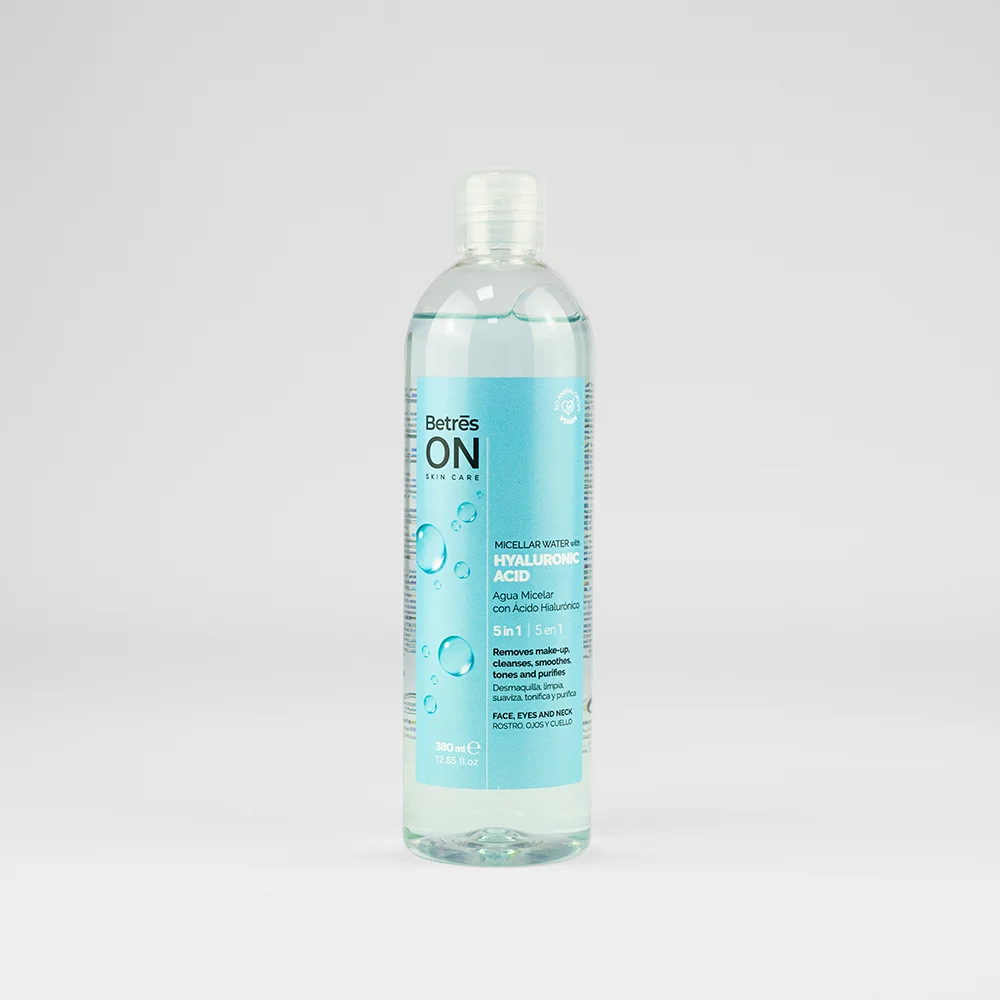 BETRÉS ON AGUA MICELAR CON ÁCIDO HIALURÓNICO 380 ML