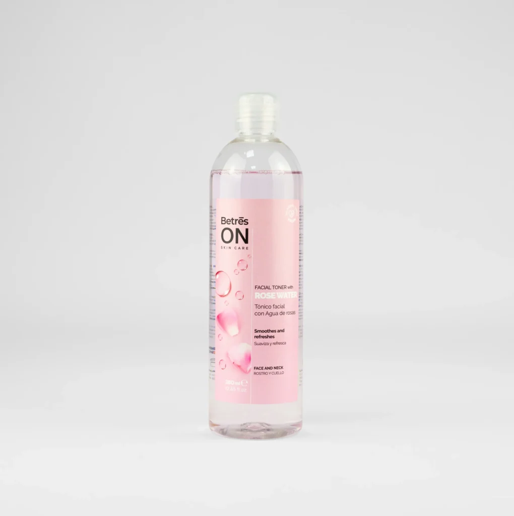 BETRÉS ON TÓNICO FACIAL CON AGUA DE ROSAS 380 ML