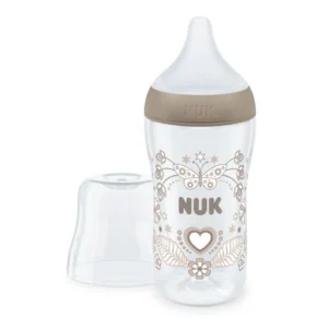 BIBERON PP SILICONA NUK PERFECT MATCH FLUJO S 1 UNIDAD 150 ML ALGODON