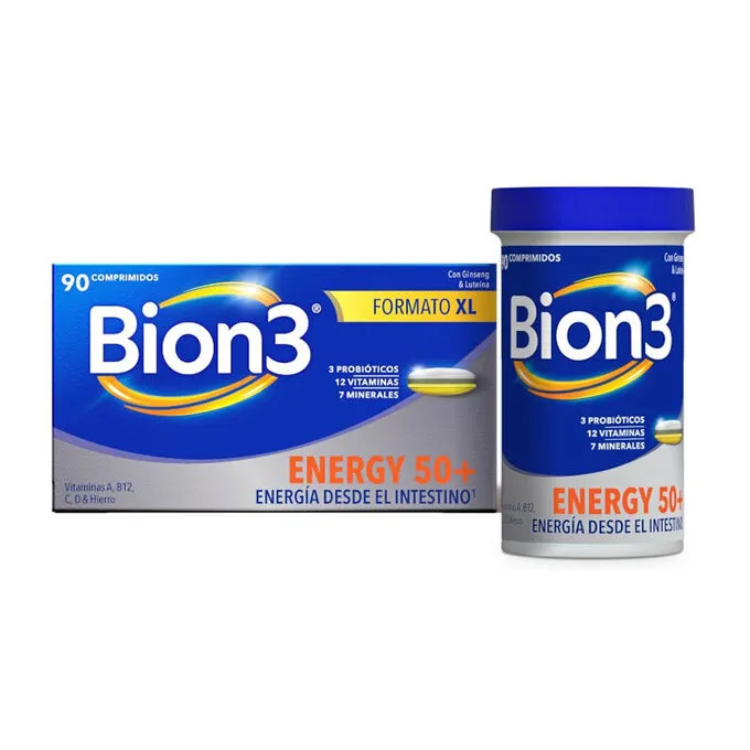BION 3 ENERGY 50+ 90 COMPRIMIDOS BION 3 ENERGY 50+ 90 COMPRIMIDOS