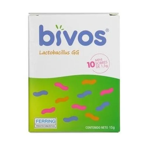 BIVOS LACTOBACILLUS RHAMNOSUS GG 10 MINISOBRES 1,5 G BIVOS LACTOBACILLUS RHAMNOSUS GG 10 MINISOBRES 1,5 G