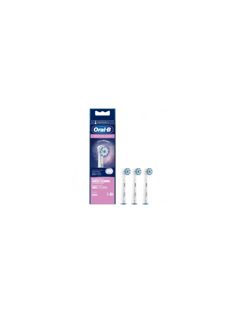 CEPILLO DENTAL ELECTRICO RECARGABLE ORAL-B SENSITIVE CLEAN RECAMBIO 3 UNIDADES CEPILLO DENTAL ELECTRICO RECARGABLE ORAL-B SENSITIVE CLEAN RECAMBIO 3 UNIDADES