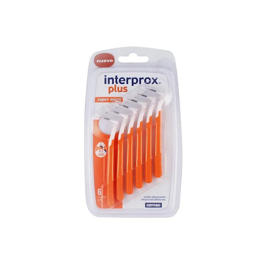 CEPILLO ESPACIO INTERPROXIMAL INTERPROX PLUS SUPER MICRO 6 UNIDADES