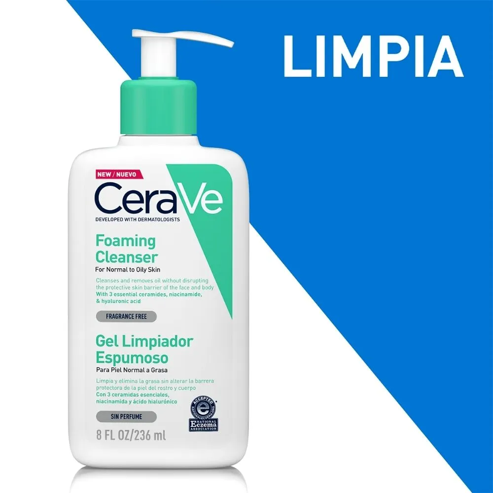 CERAVE LIMPIADOR PIEL NORMAL A GRASA 473ML PVP -20%