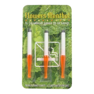 CIGARRO MENTOL FLOWERS 3 PIEZ