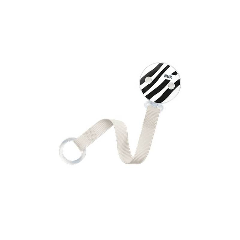 CINTA SUJETA CHUPETES NUKETE 1 UNIDAD PACIFIER BAND BABY SAFARI