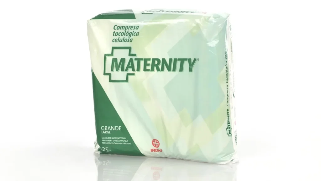 COMPRESAS MATERNITY INDAS CELULOSA 25 COMPRESAS MATERNITY INDAS CELULOSA 25