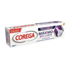 COREGA MAX FIJACION + SELLADO ADHESIVO PROTESIS DENTAL 1 ENVASE 40 G