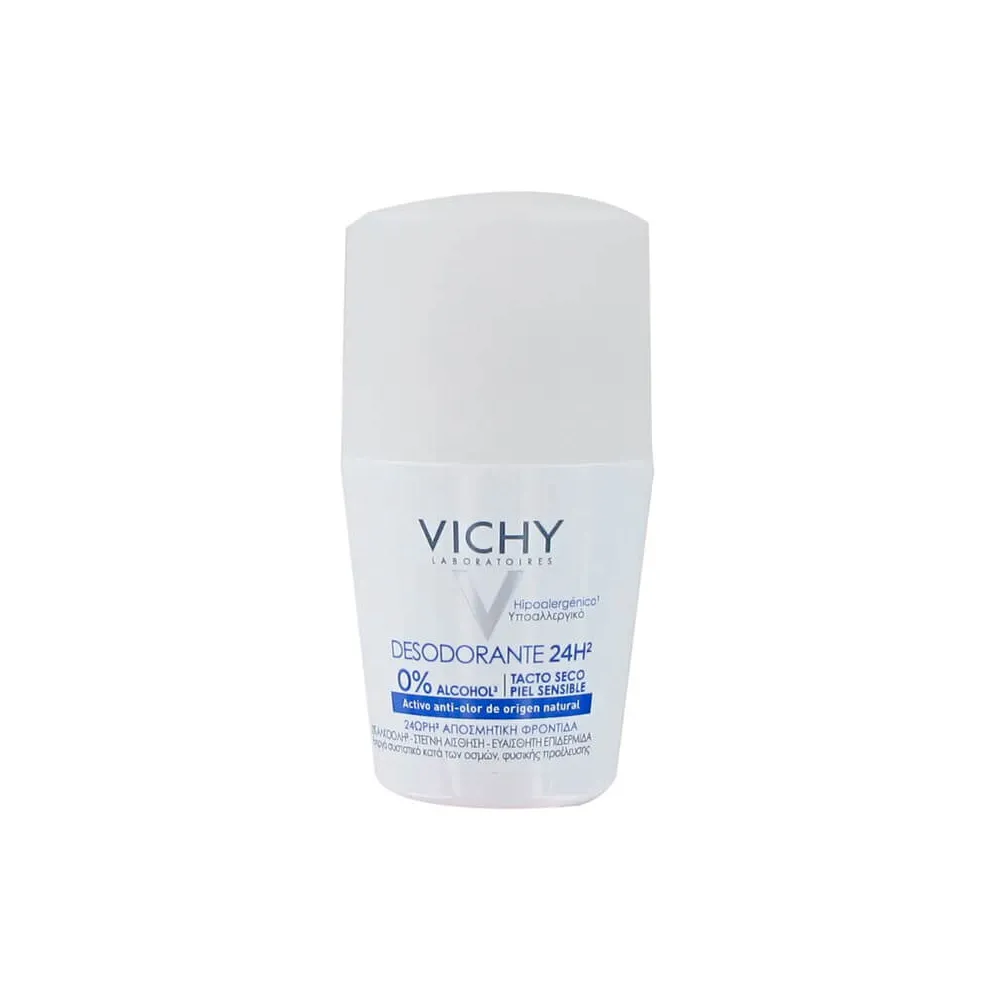 DESODORANTE 24 H SIN SALES DE ALUMINIO VICHY 1 ROLL ON 50 ML DESODORANTE 24 H SIN SALES DE ALUMINIO VICHY 1 ROLL ON 50 ML