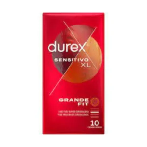 DUREX SENSITIVO XL PRESERVATIVOS 10 UNIDADES