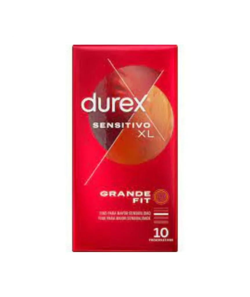 DUREX SENSITIVO XL PRESERVATIVOS 10 UNIDADES DUREX SENSITIVO XL PRESERVATIVOS 10 UNIDADES