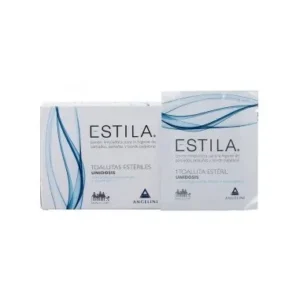 ESTILA TOALLITAS ESTERILES DE UN SOLO USO HIGIENE DE PARPADOS/ PESTAÑAS Y BORDE PALPEBRAL 30 UNIDADE