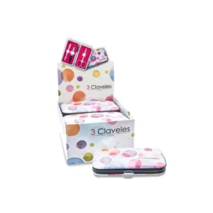 ESTUCHE DE MANICURA 3 CLAVELES