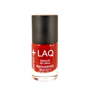 +LAQ COLOURS ESMALTE TRATAMIENTO SILICIO + KERATINA 1 ENVASE 10 ML COLOR 404