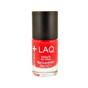 +LAQ COLOURS ESMALTE TRATAMIENTO SILICIO + KERATINA 1 ENVASE 10 ML COLOR 407