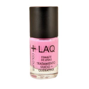 +LAQ COLOURS ESMALTE TRATAMIENTO SILICIO + KERATINA 1 ENVASE 10 ML COLOR 408