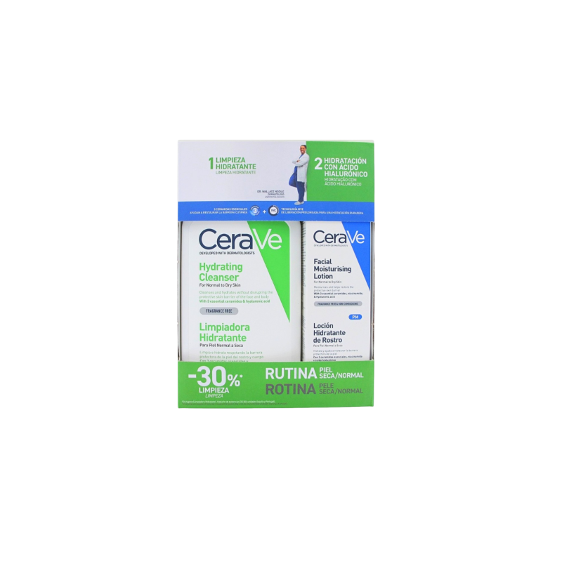 CERAVE PACK LIMPIADOR HIDRATANTE+LOCION ROSTRO PM