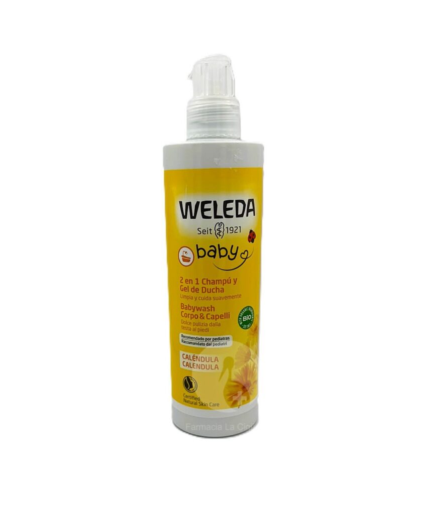 WELEDA BABY CHAMPU Y GEL DE DUCHA DE CALENDULA 400 ML WELEDA BABY CHAMPU Y GEL DE DUCHA DE CALENDULA 400 ML