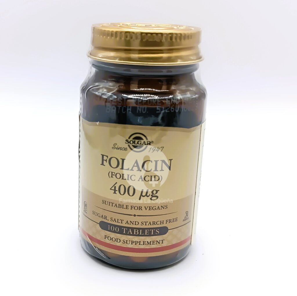 SOLGAR ACIDO FOLICO 400MCG 100 COMP FOLACIN SOLGAR ACIDO FOLICO 400MCG 100 COMP FOLACIN
