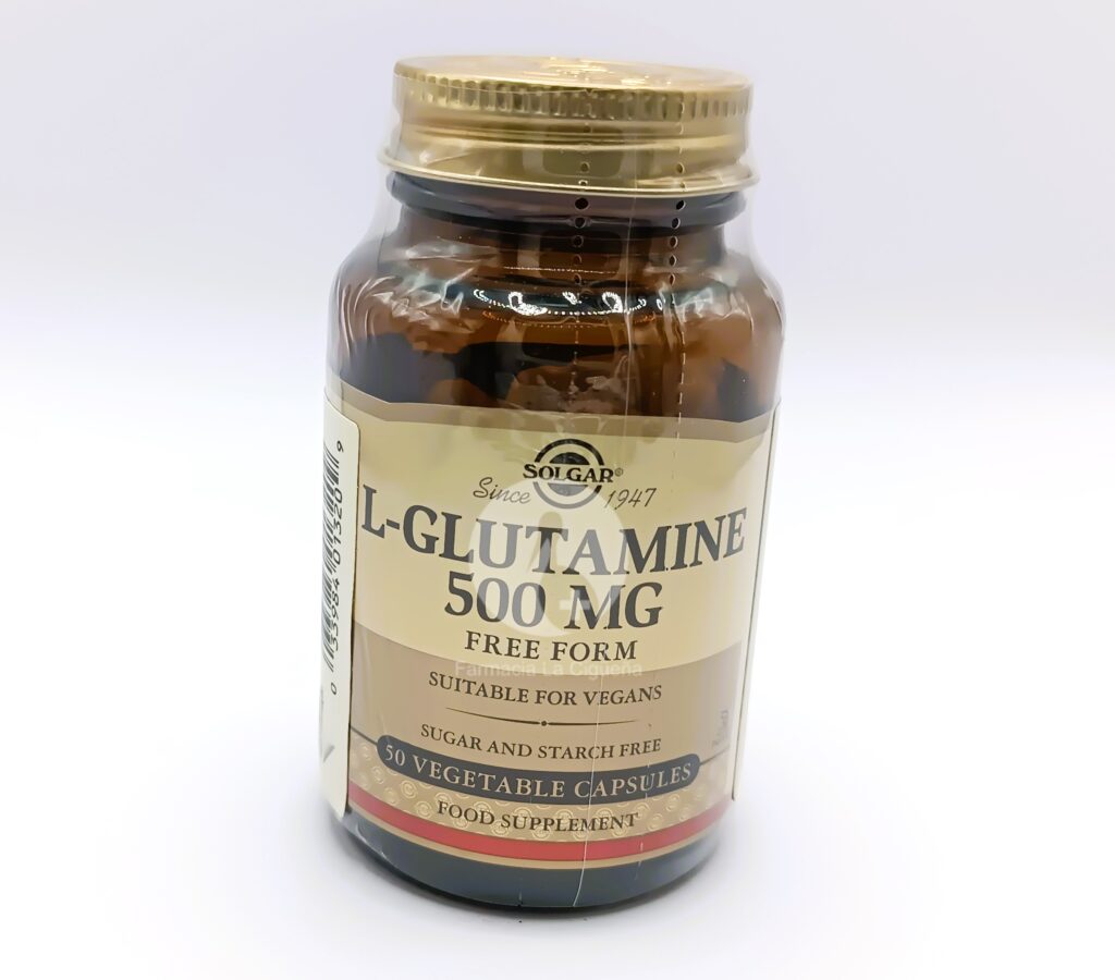 L-GLUTAMINA 500MG 50 VEGICAPS SOLGAR
