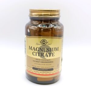 SOLGAR CITRATO DE MAGNESIO 60 COMPRIMIDOS