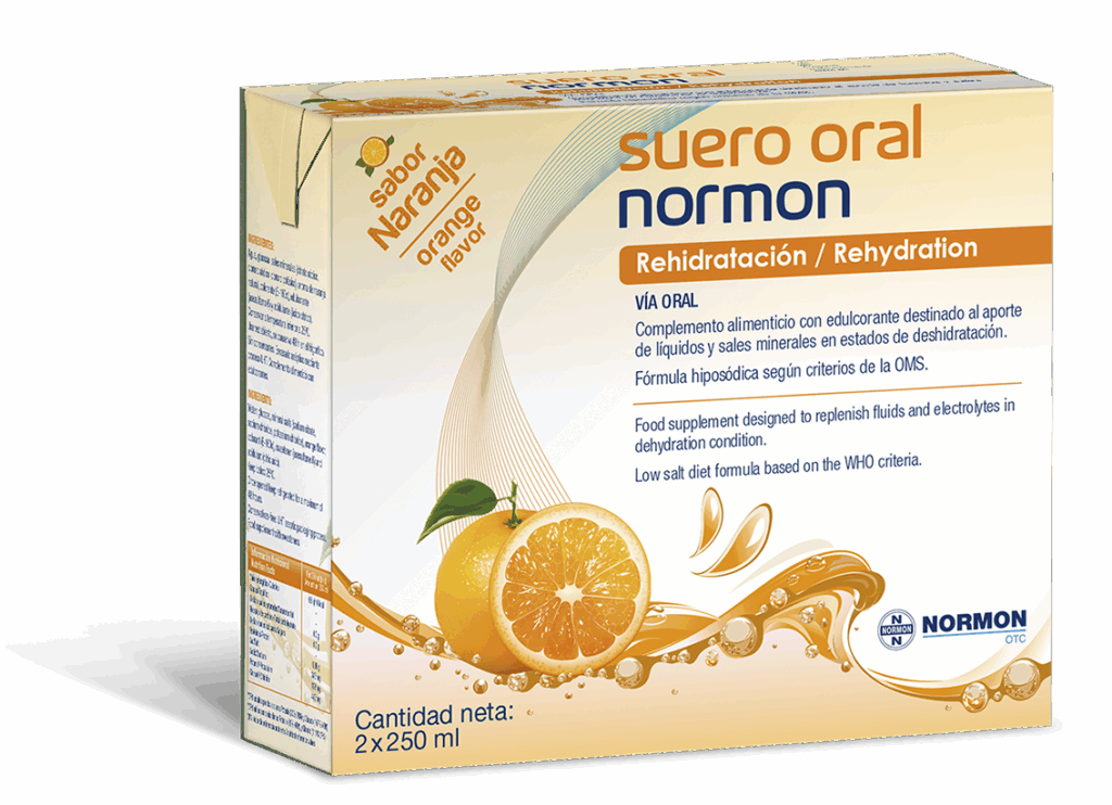 SUERO ORAL NORMON PACK 2 BRIKS 250 ML SABOR NARANJA SUERO ORAL NORMON PACK 2 BRIKS 250 ML SABOR NARANJA