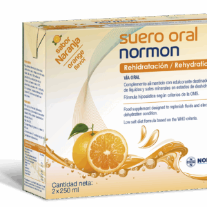 SUERO ORAL NORMON PACK 2 BRIKS 250 ML SABOR NARANJA